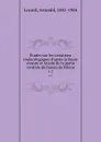 Etudes sur les variations malacologiques d.apres la faune vivante et fossile de la partie centrale du bassin du Rhone. v 1 - Arnould Locard
