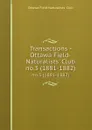 Transactions - Ottawa Field-Naturalists. Club. no.3 (1881-1882) - 
