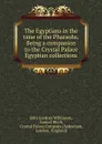 The Egyptians in the time of the Pharaohs. Being a companion to the Crystal Palace Egyptian collections - John Gardner Wilkinson