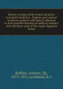 Review of some of the recent advances in tropical medicine : hygiene and tropical veterinary science with special reference to their possible bearing on medical, sanitary and veterinary work in the Anglo-Egyptian Sudan - Andrew Balfour
