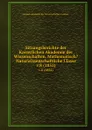 Sitzungsberichte der Kaiserlichen Akademie der Wissenschaften. Mathematisch.Naturwissenschaftliche Classe. v.8 (1852) - Kaiserl Akademie der Wissenschaften in Wien