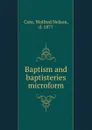 Baptism and baptisteries microform - Wolfred Nelson Cote
