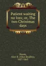 Patient waiting no loss; or, The two Christmas days - Alice Bradley Haven