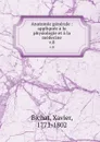 Anatomie generale : appliquee a la physiologie et a la medecine. v.8 - Xavier Bichat