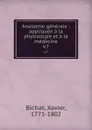 Anatomie generale : appliquee a la physiologie et a la medecine. v.7 - Xavier Bichat