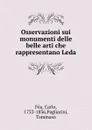 Osservazioni sui monumenti delle belle arti che rappresentano Leda - Carlo Fèa