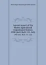 Annual report of the Maine Agricultural Experiment Station. 1908 (incl. Bull. 151-163) - Maine Agricultural Experiment Station