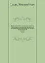 Englisch-deutsches und deutsch-englisches Worterbuch; mit besonderer Rucksicht auf den gegenwartigen Standpunkt der Literatur und Wissenschaft. 01 pt.02 - Newton Ivory Lucas