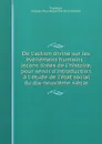 De l.action divine sur les evenemens humains : lecons tirees de l.histoire, pour servir d.introduction a l.etude de l.etat social du dix-neuvieme siecle - Jacques-Paul-Alexandre de Chastenet Puységur