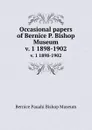 Occasional papers of Bernice P. Bishop Museum. v. 1 1898-1902 - Bernice Pauahi Bishop Museum