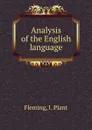 Analysis of the English language - I. Plant Fleming