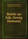 Briefe an Joh. Georg Hamann - Johann Gottfried Herder