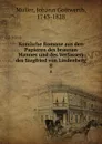 Komische Romane aus den Papieren des braunen Mannes und des Verfassers des Siegfried von Lindenberg. 8 - Johann Gottwerth Müller