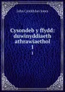 Cysondeb y ffydd: duwinyddiaeth athrawiaethol. 1 - John Cynddylan Jones