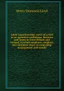 Labor copartnership; notes of a visit to co-operative workshops, factories and farms in Great Britain and Ireland, in which employer, employe, and consumer share in ownership, management and results - Henry Demarest Lloyd