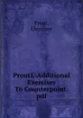 ProutE-Additional Exercises To Counterpoint.pdf - Ebenezer Prout