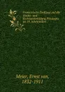 Franzosische Einflusse auf die Staats- und Rechtsentwicklung Preussens im 19. Jahrhundert - Ernst von Meier