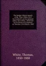 The budget debate speech of Mr. Thos. White, M.P. for Cardwell, on the national policy microform : delivered in the House of Commons on Tuesday, 23rd March, 1880 - Thomas White