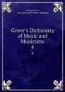 Grove.s Dictionary of Music and Musicians. 4 - George Grove