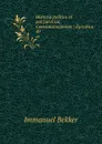 Historia politica et patriarchica Constantinopoleos ; Epirotica. 49 - Immanuel Bekker