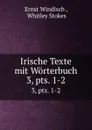 Irische Texte mit Worterbuch. 3, pts. 1-2 - Ernst Windisch