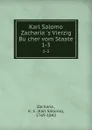 Karl Salomo Zacharia.s Vierzig Bucher vom Staate. 1-3 - Karl Salomo Zachariä