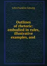 Outlines of rhetoric: embodied in rules, illustrative examples, and . - Genung John Franklin