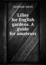 Lilies for English gardens. A guide for amateurs - Jekyll Gertrude