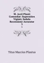M. Accii Plauti Comoediae: Superstites Viginti, Sedula Recensione Accuratae. 3 - Titus Maccius Plautus
