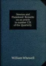 Newton and Flamsteed: Remarks on an article in number CIX of the Quarterly . - William Whewell