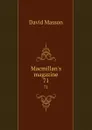 Macmillan.s magazine. 71 - Masson David
