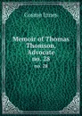 Memoir of Thomas Thomson, Advocate. no. 28 - Cosmo Innes