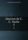 Oeuvres de C. C. Tacite. 5 - Charles Louis Fleury Panckoucke