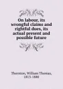 On labour, its wrongful claims and rightful dues, its actual present and possible future - William Thomas Thornton