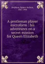 A gentleman player microform : his adventures on a secret mission for Queen Elizabeth - Robert Neilson Stephens