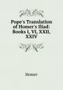 Pope.s Translation of Homer.s Iliad: Books I, VI, XXII, XXIV - Homer