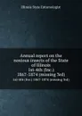 Annual report on the noxious insects of the State of Illinois. 1st-4th (Inc.) 1867-1874 (missing 3rd) - Illinois State Entomologist