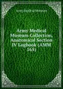 Army Medical Museum Collection, Anatomical Section IV Logbook (AMM 165) - Army Medical Museum