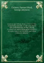 Journal and letters, from 1775-to 1784, comprising remarks on the prominent men and measures of that period; to which are added biographical notices of many American Loyalists and other eminent persons - Samuel Curwen