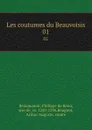 Les coutumes du Beauvoisis. 01 - Philippe de Remi Beaumanoir