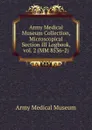 Army Medical Museum Collection, Microscopical Section III Logbook, vol. 2 (MM 8536-2) - Army Medical Museum