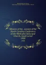 Minutes of the . session of the North Carolina Conference of the Methodist Episcopal Church, South serial. 1908 - Methodist Episcopal Church
