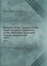 Minutes of the . session of the North Carolina Conference of the Methodist Episcopal Church, South serial. 1915 - Methodist Episcopal Church