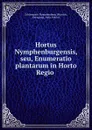 Hortus Nymphenburgensis, seu, Enumeratio plantarum in Horto Regio . - Munich