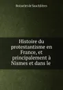 Histoire du protestantisme en France, et principalement a Nismes et dans le . - Roisselet de Sauchlières