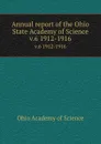 Annual report of the Ohio State Academy of Science. v.6 1912-1916 - Ohio Academy of Science