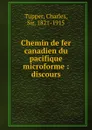 Chemin de fer canadien du pacifique microforme : discours - Charles Tupper