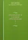 Introduction a l.analyse infinitesimale. 1 - Leonhard Euler