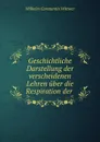 Geschichtliche Darstellung der verscheidenen Lehren uber die Respiration der . - Wilhelm Constantin Wittwer