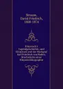 Klopstock.s Jugendgeschichte, und Klopstock und der Markgraf karl Friedrich von Baden; Bruchstucke einer Klopstockbiographie - David Friedrich Strauss